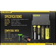 thumbnail image 2 of Nitecore Intellicharger i4 Charger Black, 2 of 6