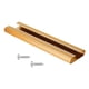 thumbnail image 4 of Soporte para copas de vino, estante colgante para copas de vino, utensilios de cocina fáciles de instalar Dorado, 4 of 9