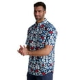 thumbnail image 4 of Chaps Men's Short Sleeve Stretch Woven Shirt, Sizes XS-4XB, 4 of 4