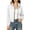 White, variant on TGSLY Cropped Wind Jacket for Women Lightweight Stand Collar Full Zip Long Sleeve Rain Coat Loose Casual Solid Color Hiking Waterproof Windproof Outerwear with Pockets XXL