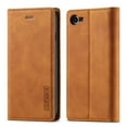 thumbnail image 2 of Compatible with iPhone 7 / 8 / SE 2020 / SE 2022 Wallet Case, PU Leather Flip Folio Case with Card Holders RFID Blocking Kickstand [Shockproof TPU Inner Shell] Phone Cover, Brown, 2 of 11