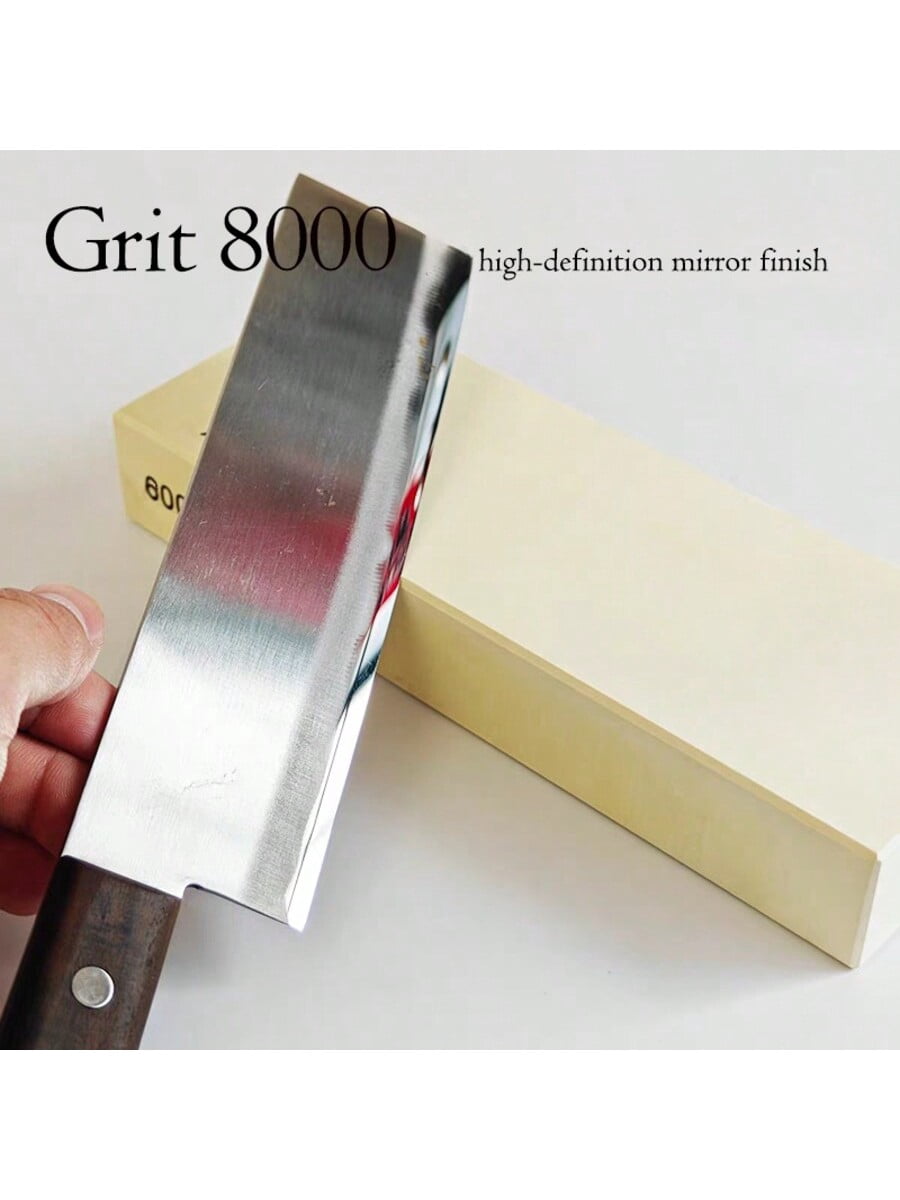 ARTIDGE 400 Grit Sharpening Stones-Larger Grinding Surface Make Sharpening Knife Easier Reduces the Risk of Injury White Corundum Material Sharpener (Product Color Not Fixed)