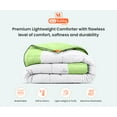 thumbnail image 3 of SGI Microfiber Comforter Set California King Size Sage Two Tone Style 3 PC, 3 of 5