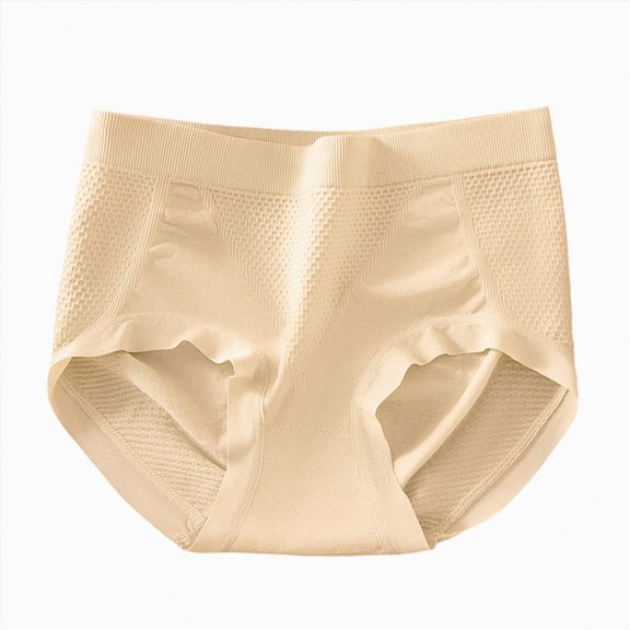 yboeqw Women High Waist Period Panties Leak Proof Menstrual Underwear Solid Comfort Size One Size