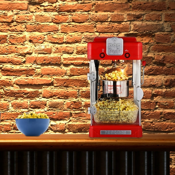 Pop Pup Popcorn Machine – 2.5 Oz Kettle with 12 of Pre-Measured Popcorn Kernel Packets, Scoop, and Serving Great Northern Popcorn (Red) - Walmart.com