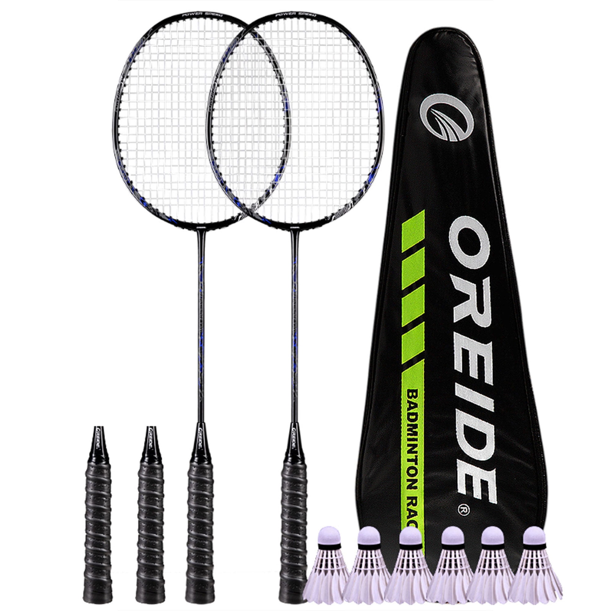 Pudcoco Badminton Racket Carbon Fiber Tshaped Alloy Joint Damping