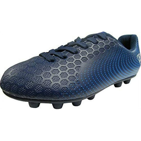 Vizari Kids Stealth FG Outdoor Firm Ground Soccer Shoes/Cleats | for Boys and Girls (Navy/Sky Blue, 5 Big Kid)