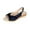 Dark Blue, variant on Sandals Women Open-toe Espadrilles Wedges Shoes Slingback Mid Low Heel Canvas Bow Dress Sandals Sandals Women
