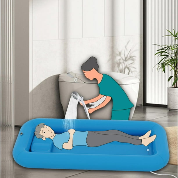 Esquirla Adults Inflatable Bathtub Foldable Collapsible Tub Shower Bathtub Bath Basin for Walmart