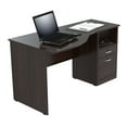 thumbnail image 6 of Espresso Finish Wood Curved Top Writing Desk, 6 of 6