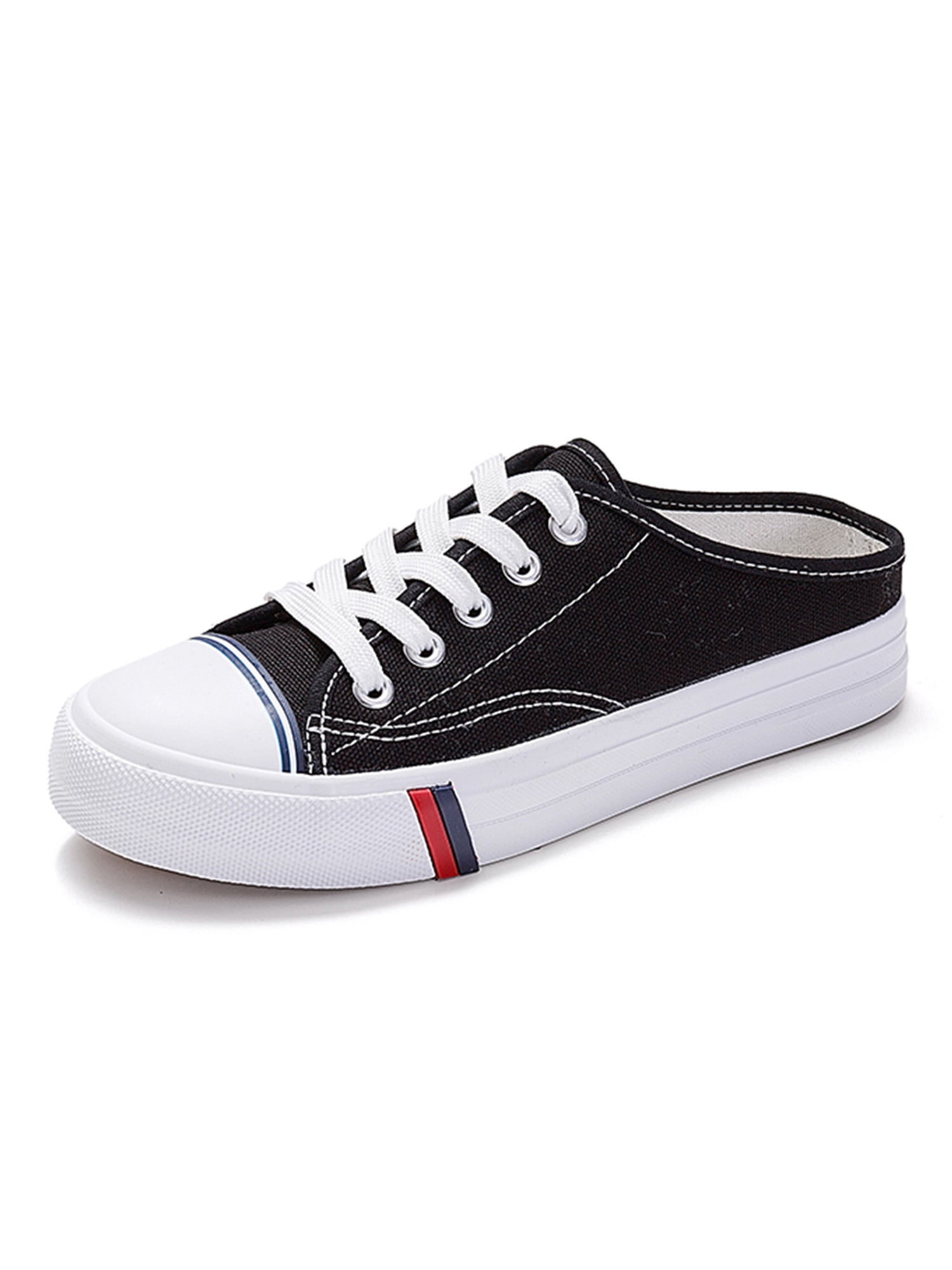 backless canvas shoes