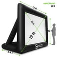 thumbnail image 3 of Holiday Styling 19" Giant Movie Theater Inflatable Outdoor Projector Screen, 3 of 7