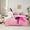 Colorful, variant on jejeloiu Gymnastics Sport Silhouette 7pcs Bedding Comforter Set,Kawaii Rainbow Stripe Queen Bedding Sets,Pink Stars Pattern Queen Sheet Sets For Girls Kids,Super Cozy Room Decor Reversible