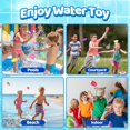thumbnail image 4 of 4PCS Reusable Splash Bombs for Kids & Adults, Quick-Fill Water Battle Sponges for Pool Beach Backyard Fun, Summer Outdoor Water Toys, Assorted Colors, 4 of 5