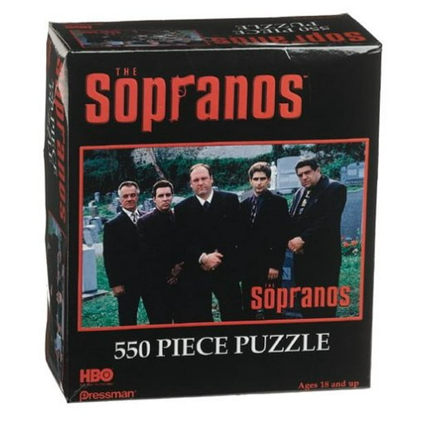 The Sopranos Gangsters HBO Graveyard Scene 550pc Jigsaw Puzzle