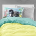 thumbnail image 2 of Carolines Treasures CK1261PILLOWCASE Newfoundland Puppy Spring Fabric Standard Pillowcase, 2 of 2