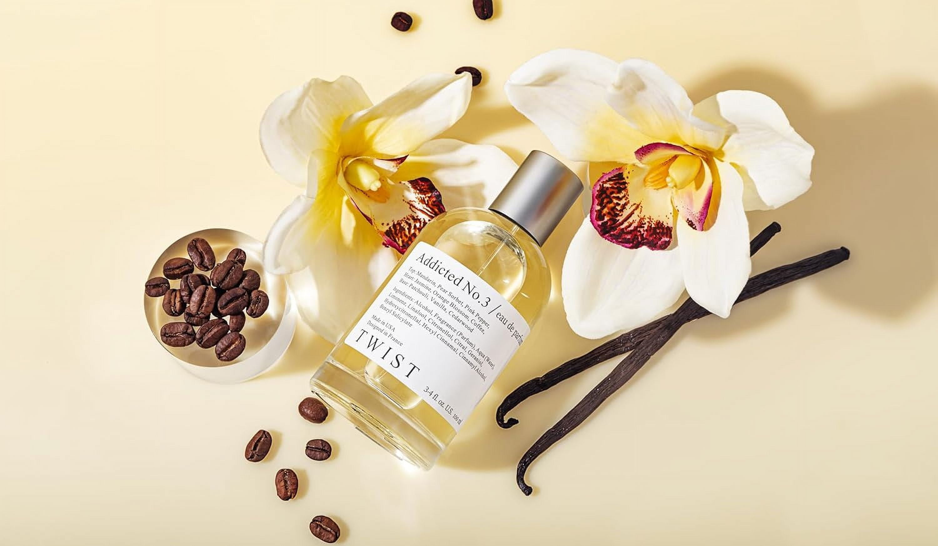 Twist - Addicted No. 3 - Eau De Parfum Inspired by Y. Blk Opium Long-Lasting Perfume For Women, Paraben Free, Vegan, Clean Ingredients, Fragrance - Spray 100 ml | 3.4 fl. oz.