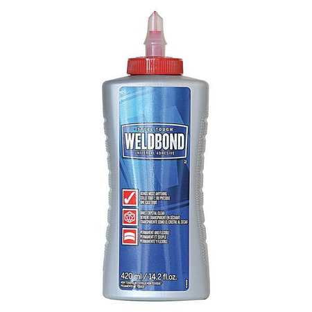 WELDBOND 058951504207 Glue,14.2oz,Multipurpose,White,Low VOCs G3957381 by Frank T Ross & Sons Inc.