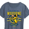 thumbnail image 3 of Marvel Wolverine - Collegiate Scratch - Women's Short Sleeve Graphic T-Shirt, 3 of 5