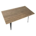 thumbnail image 6 of Oregon 59" Industrial-Farmhouse Dining Table in Vintage White and Espresso by LumiSource, 6 of 7