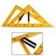 thumbnail image 4 of Regla de geometría matemática para medir ángulos con mango para pizarra de aula 2 Reglas de 2 piezas, 4 of 9