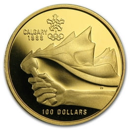 1976 Canada 1/2 oz Proof Gold $100 Olympics Coin - Queen 1976 Canada 1/2 oz Proof Gold $100 Olympics Coin - Queen