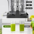 thumbnail image 3 of AMZCHEF Cold Press Juicer, Juicer Machines - 5.4" Large Feed Chute for Whole Fruits & Vegetables, Stainless Steel Slow Masticating Juicer Easy to Clean, Large Auger, Triple Strainers, Silver, 3 of 6