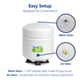 thumbnail image 3 of TankRO  4 Gallon Water Storage Tank for Reverse Osmosis  Systems – Pressurized Tank for RO Water Filter Systems with Tank Stand, 3 of 5