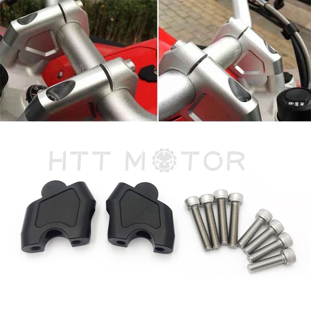 HTTMT Black Handlebar Extension Riser Mount Lifting For Honda CB500X NC700S/X NC750X