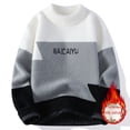 thumbnail image 3 of Suéter de terciopelo de visón artificial para hombre, camisa gruesa y cálida de invierno para adolescentes, estudiantes de secundaria, ropa de invierno cálida, 3 of 5