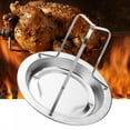 thumbnail image 2 of Chicken Roaster, Easy To Clean  Roast Chicken Holder, Unique For Roasting Chicken Outdoor Camping, 2 of 8