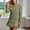 Green, variant on Women Crewneck Cable Knit Sweater Mini Dress, 2 Solid Long Sleeve Sweater & Pleated Dress Set (Red M)