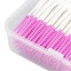 thumbnail image 2 of 200 Pcs Disposable Interdental Brushes Soft Silicone Dental Floss Cleaning Toothpicks for Oral Care Purple, 2 of 4