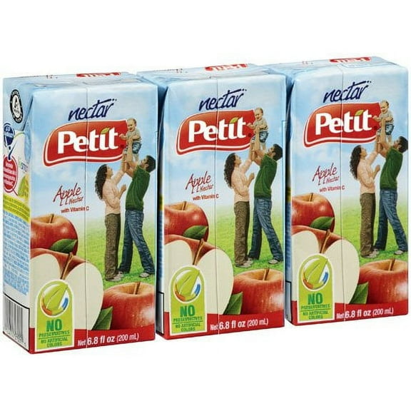Petit Apple Nectar 6.8 fl oz, 3 Ct.