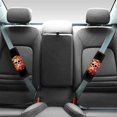 thumbnail image 2 of Chririnla Floral Skull Seatbelt Cushion Durable Car Seat Belt Pads Trendy Polyester Compatible with Auto Sedan, 2 of 8