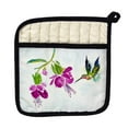 thumbnail image 1 of Betsy Drake PT940 Purple Hummingbird Pot Holder, 1 of 1