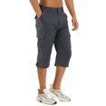 thumbnail image 1 of Pantalones cargo TACVASEN para hombre, senderismo y pesca, pantalones cortos 3/4, 1 of 7