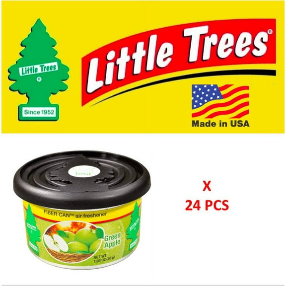 Fiber Can Green Apple Little Trees UFC-17816 MADE IN USA Pack of 24