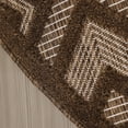 thumbnail image 5 of Nourison Versatile 8' x Round Brown Modern Rug, 5 of 10