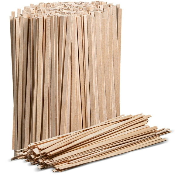 1000 Count Wooden Coffee Stirrers, Pack of Disposable Stir Sticks, 5.5-Inch Wood Stir Sticks