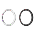 thumbnail image 1 of Película Vidrio Tempe Con Anillo Bisel Metal para Watch S4/S3 (arco Iris Plateado) Rojo, 1 of 7