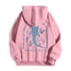 thumbnail image 4 of MHFRRA Sudadera con Capucha Gráfica para Mayor Estilo y Comodidad Rosa, 4 of 5