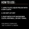 thumbnail image 3 of Flitz LQ 04535 Multi-Purpose Polish and Cleaner Liquid for Metal, Plastic, Fiberglass, Aluminum, Jewelry, Sterling Silver: for Headlight Restoration + Rust Remover, 3.4 oz, 3 of 8
