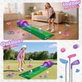 thumbnail image 4 of Set de Golf para Niños TERRAMUS Rosa con Retornador de Pelotas LED, 4 of 8