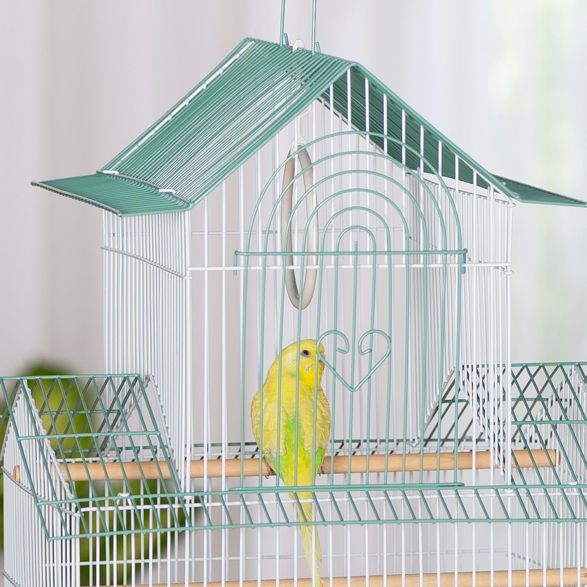 Prevue Pet Products Shanghai Parakeet Bird Cage - Green SP1720-4