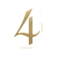 thumbnail image 4 of 1pc Copper Door Number House Number Mailbox Number Street Address Number, 4 of 7