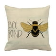 thumbnail image 2 of Wosthever Home Office Hotel 45x45cm Abeja de dibujos animados Funda de almohada Sofá Cama Funda de almohada decorativa Cojín de la sala de Juegos de cama Tipo 1, 2 of 6