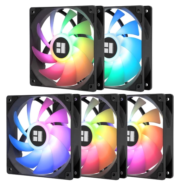 Ventilador de CPU Thermalright TL-C12C-S 120 mm ARGB 1550 RPM, paquete de 5