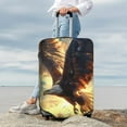 thumbnail image 5 of Cauagu Golden Sky Bald Eagle Print Travel Luggage Cover,Travel Dust-proof Suitcase Cover Softside Suitcase Protector for 18-32inch,Not Included Suitcase, 5 of 8