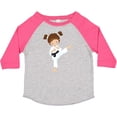 thumbnail image 3 of Inktastic Karate Girl, Cute Girl, Brown Hair, Black Belt Girls Toddler T-Shirt, 3 of 5